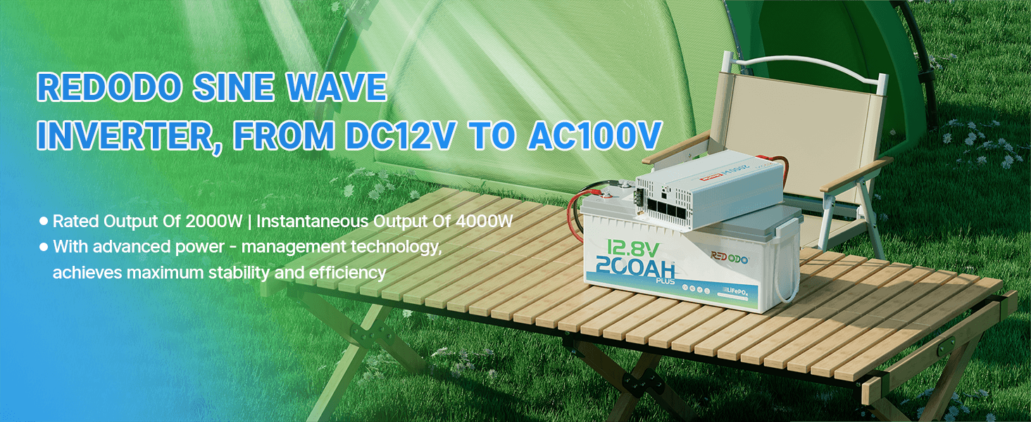 2000W PURE SINE WAVE 12V\ 110-120V AC INVERTER